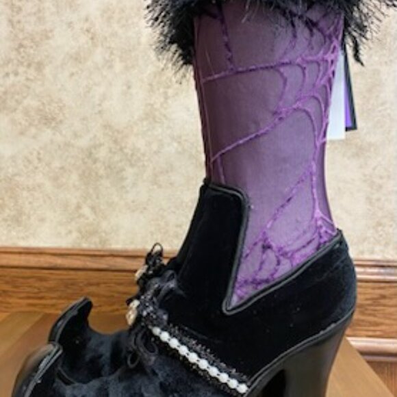 Spooky Witch Boot Decoration – Halloween Decor - Picture 8 of 11